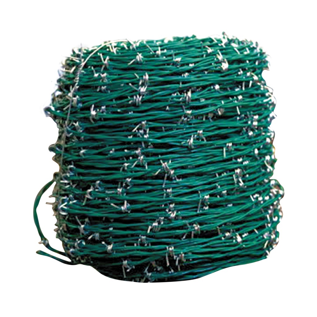 ALAMBRE DE PÚAS PVC CAL 12.5 300 ML